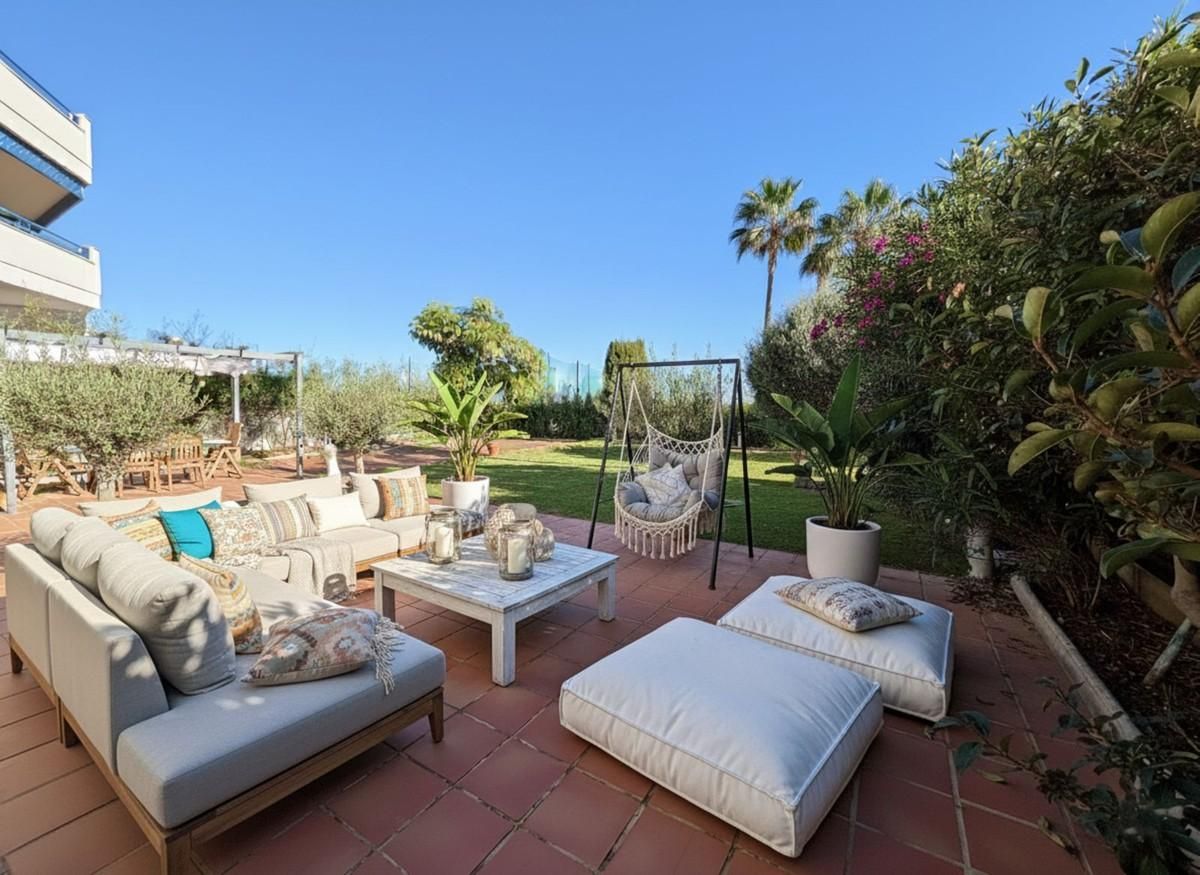 Garden of Planta baja for sale in Manilva  with Air Conditioner, Terrace and Storage room