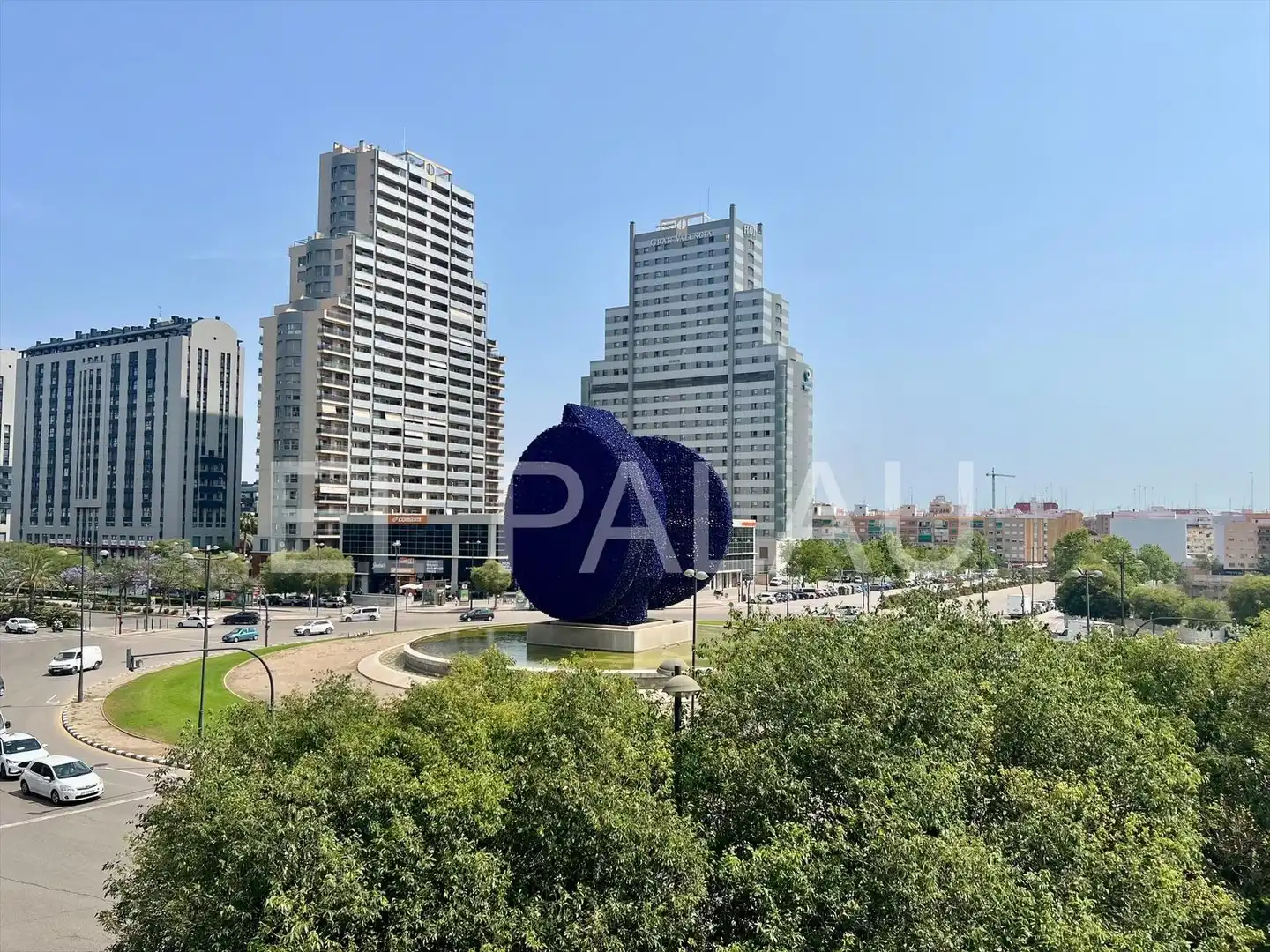 Vista exterior de Piso de alquiler en Valencia con Aire acondicionado, Calefacción y Parquet