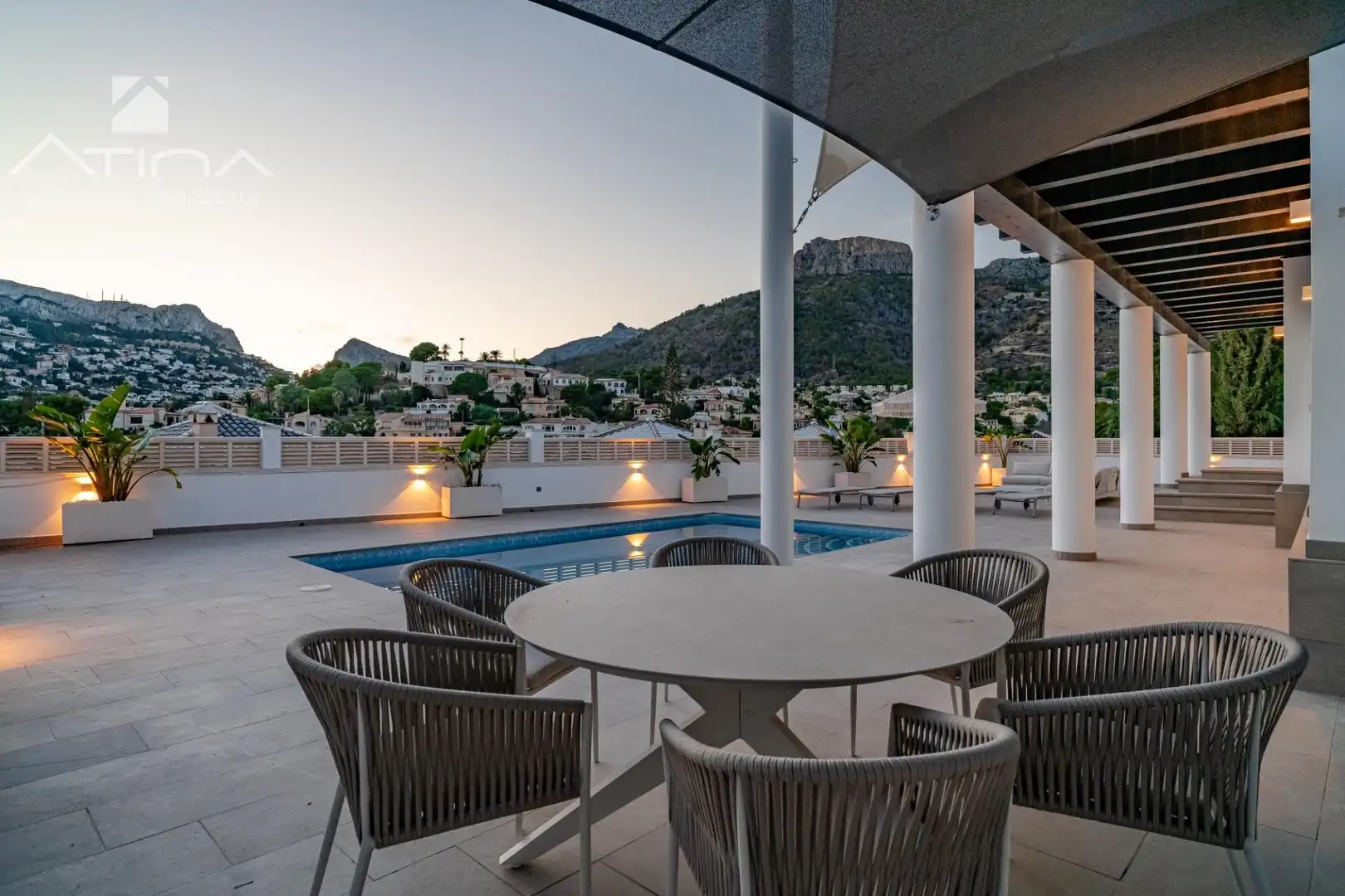 Terrassa de Casa o xalet en venda en Calpe / Calp amb Aire condicionat, Calefacció i Jardí privat