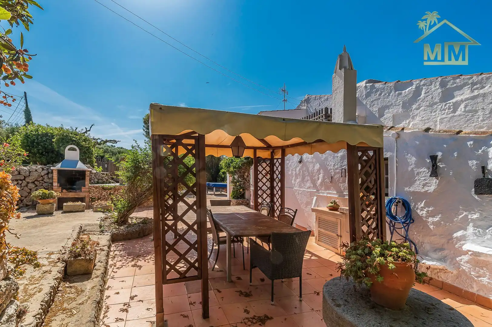 Jardín de Casa o chalet en venta en Es Castell con Aire acondicionado, Calefacción y Jardín privado