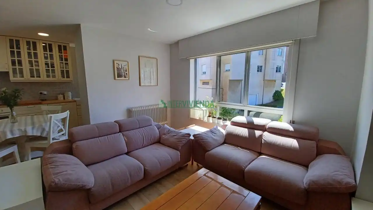 Living room of Flat for sale in Teo  with Heating, Storage room and Furnished