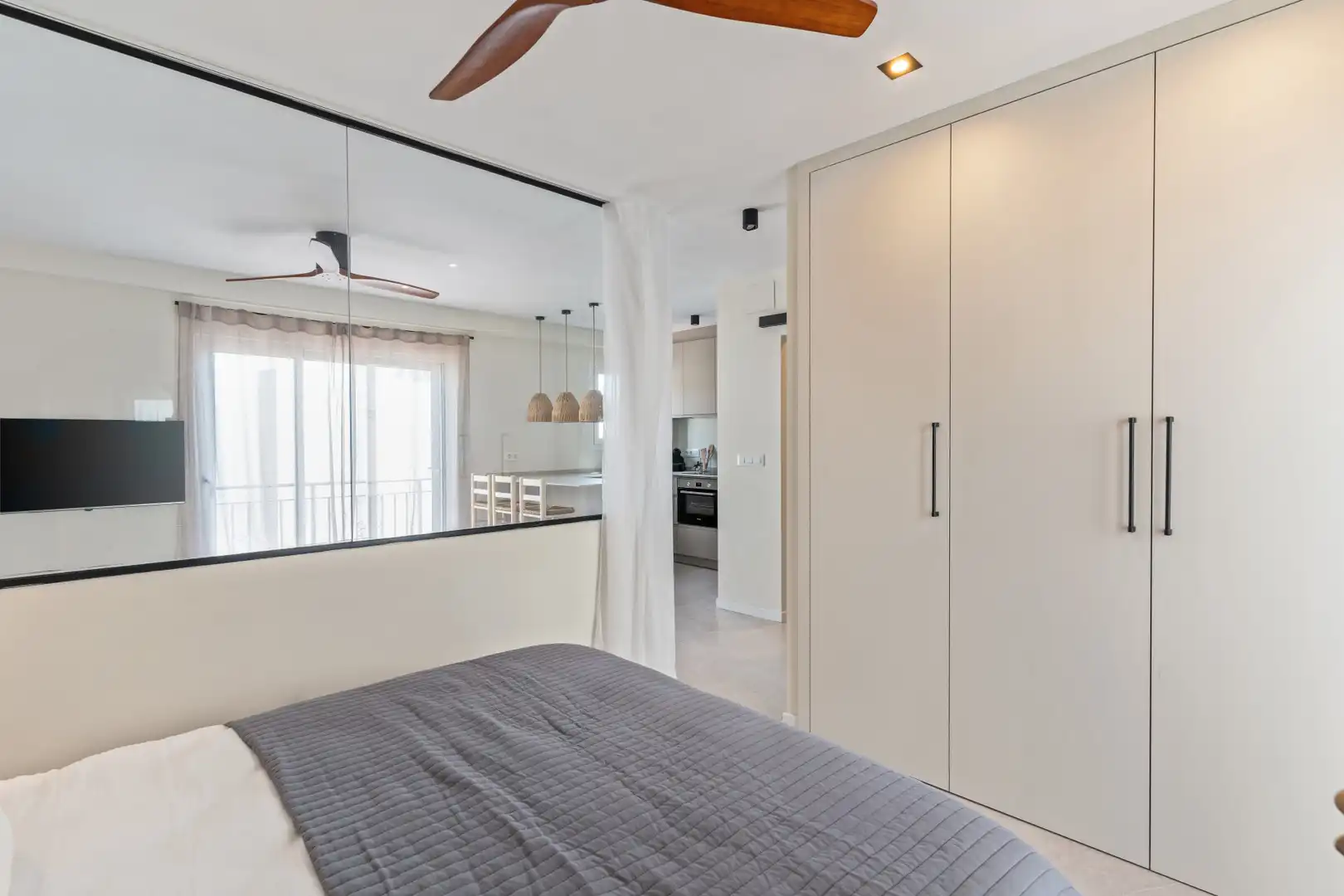 Dormitori de Apartament en venda en Jávea / Xàbia amb Aire condicionat i Terrassa