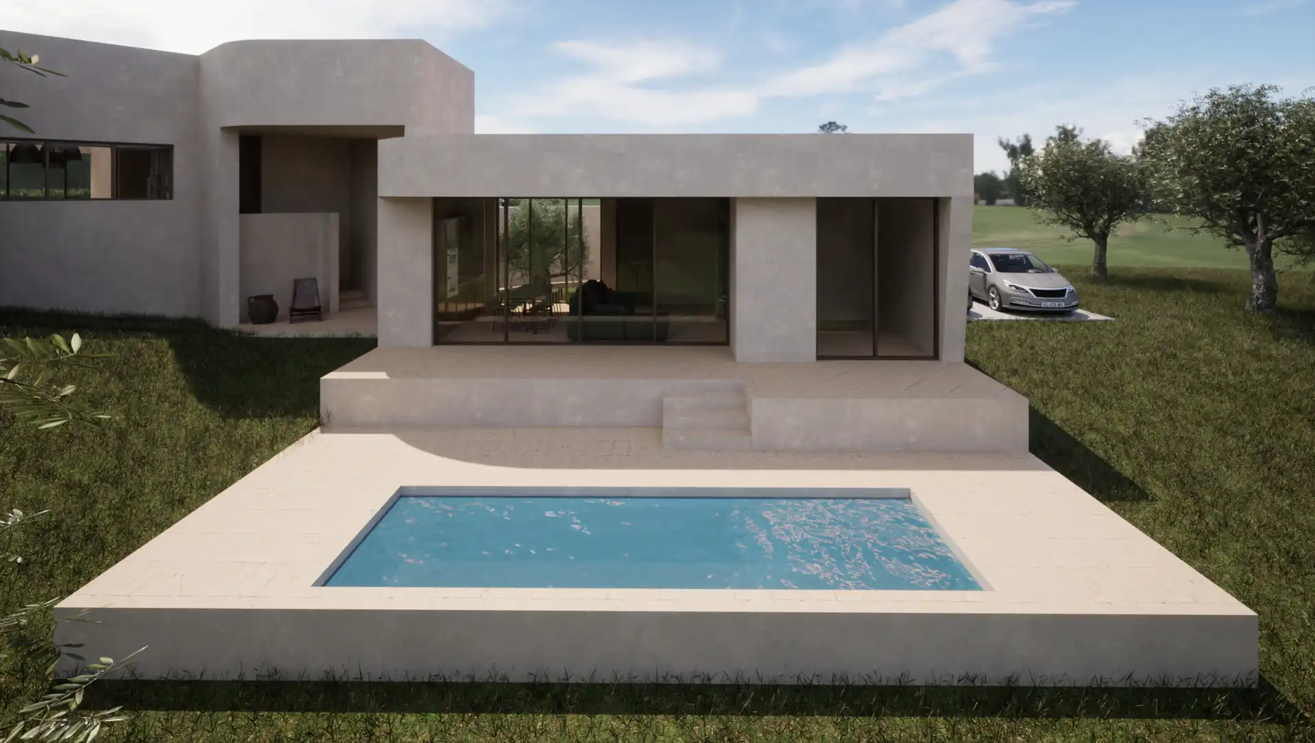 Swimming pool of Country homes for sale in Benalup-Casas Viejas  with Terrace and Swimming Pool