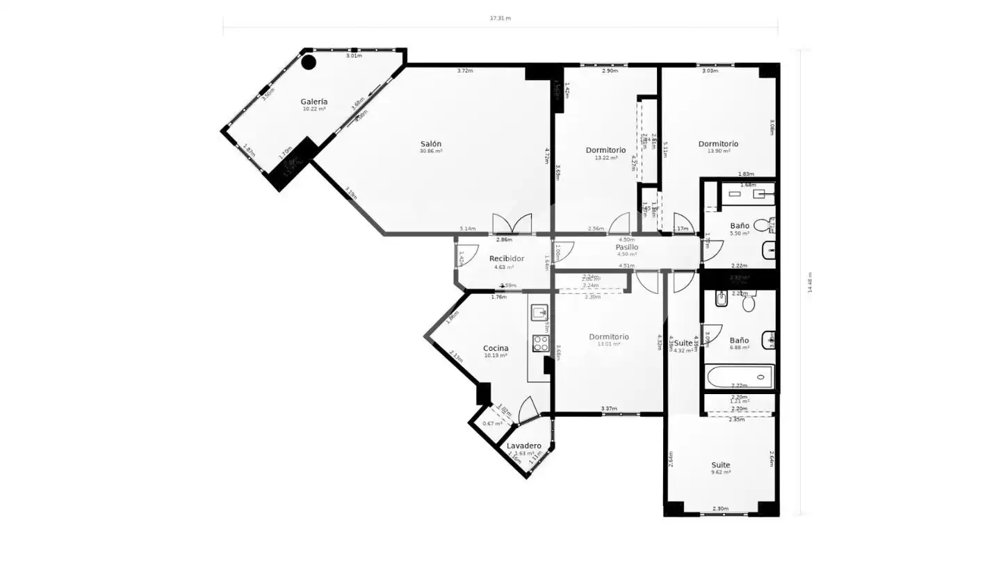Piso en venta en Madrid con Calefacción, Parquet y Terraza