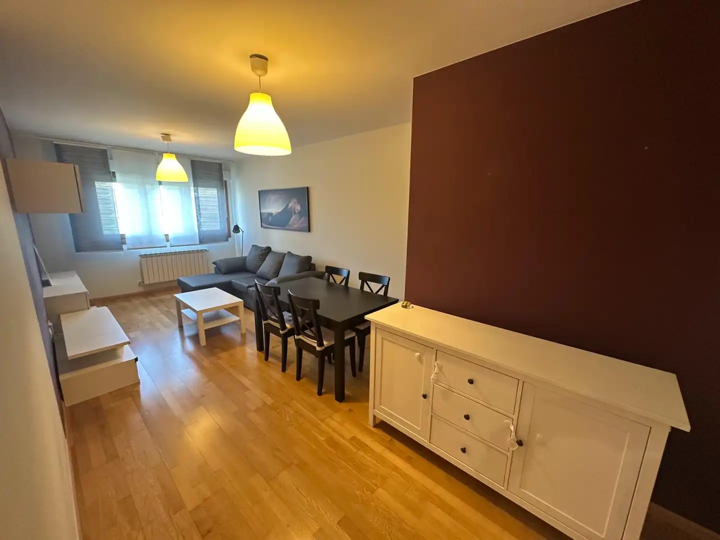 Living room of Flat for rent in Burgos  with Heating, Storage room and Furnished