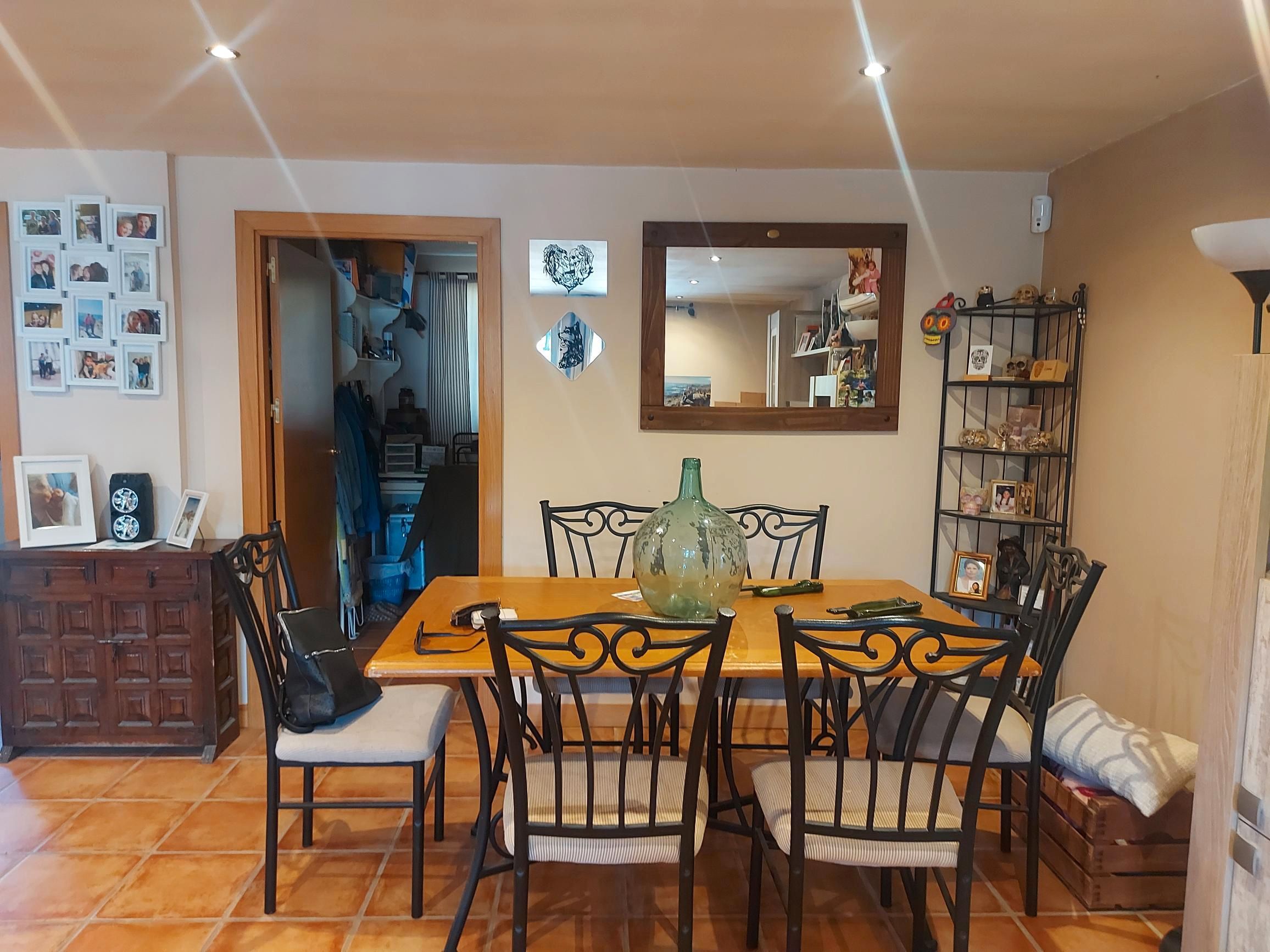 Menjador de Casa o xalet en venda en Navas del Rey amb Aire condicionat, Jardí privat i Terrassa