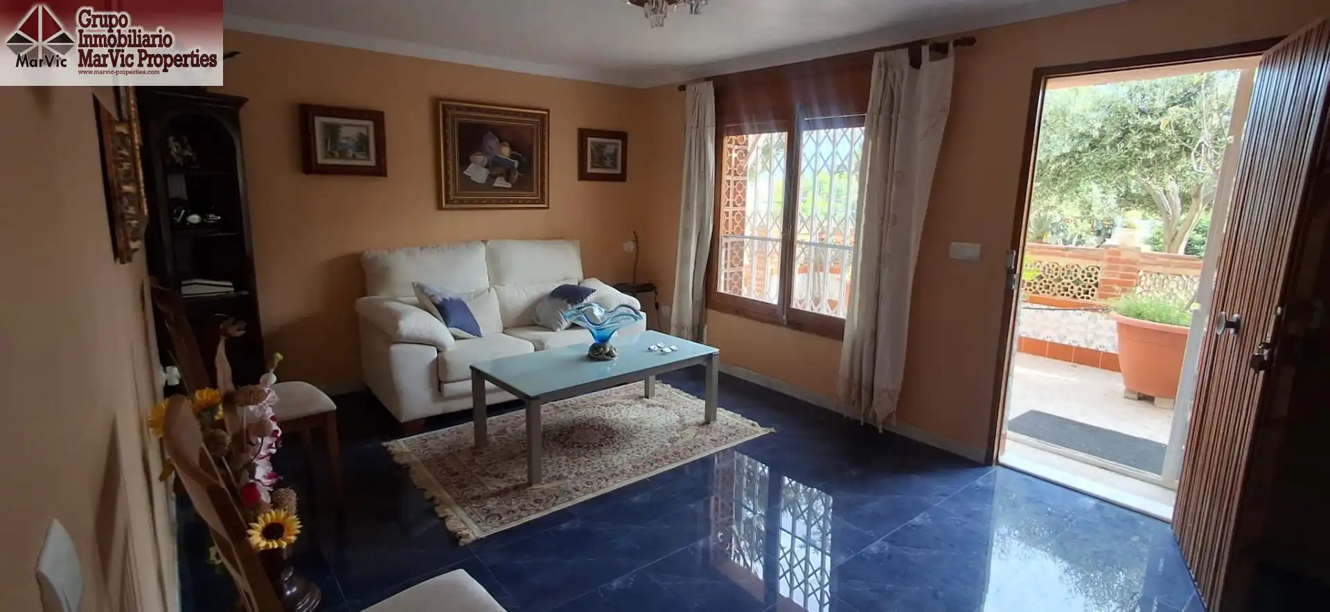 Sala d'estar de Casa o xalet en venda en La Nucia