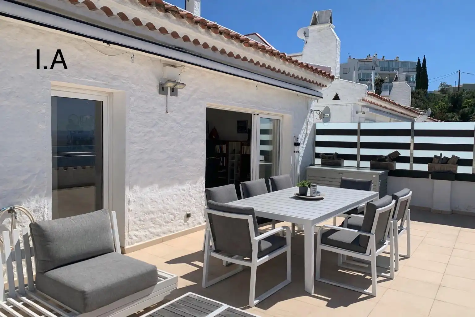 Terrasse von Wohnung zum Verkauf in Roses mit Heizung, Terrasse und Abstellraum