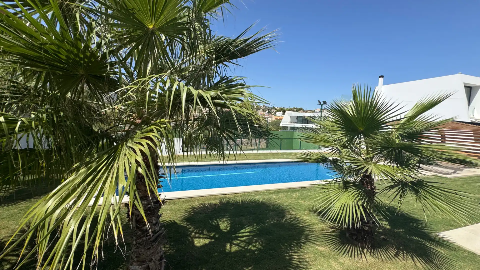 Piscina de Casa adosada de alquiler en Calpe / Calp con Aire acondicionado, Jardín privado y Terraza