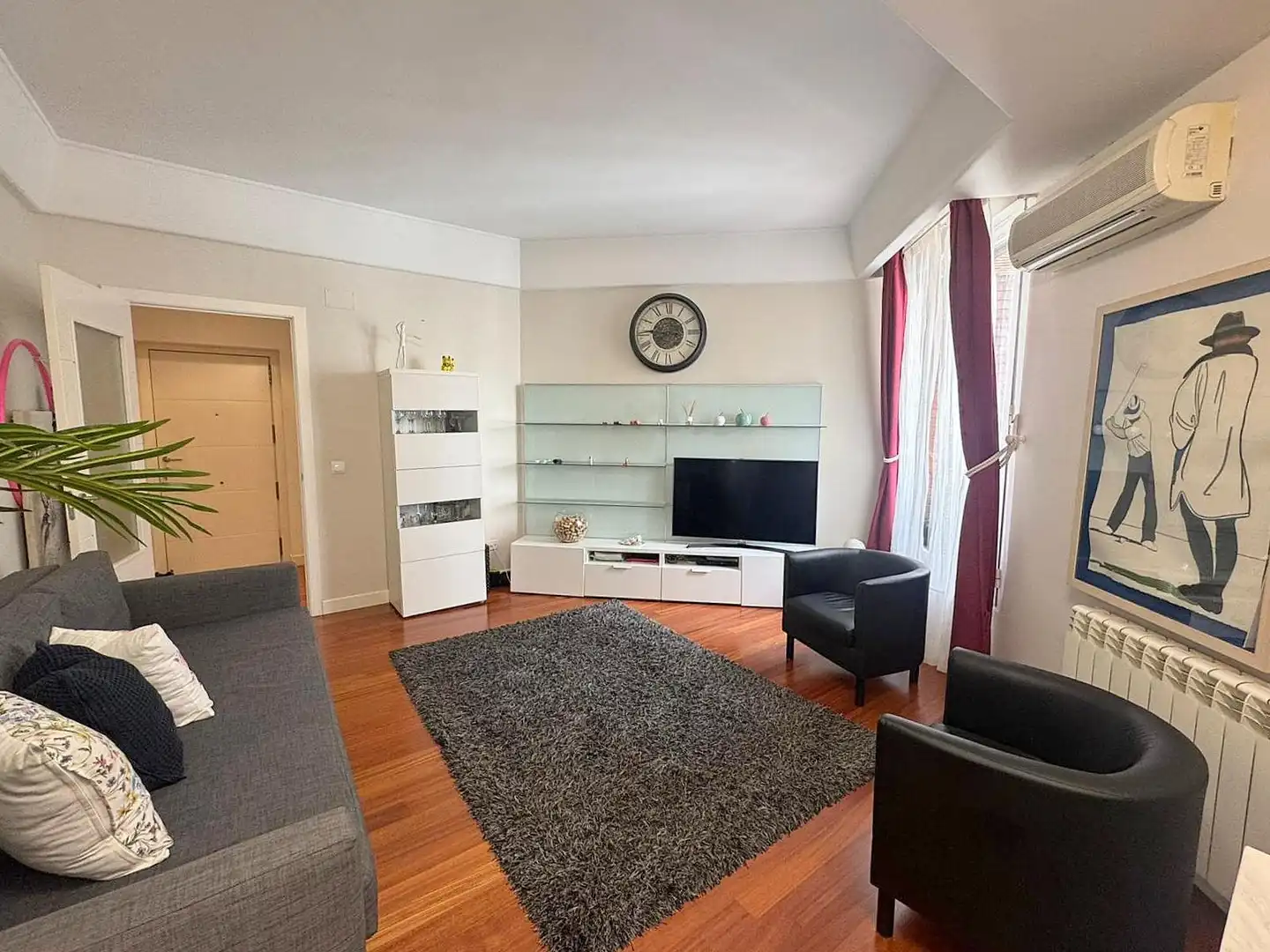 Sala de estar de Piso de alquiler en Madrid con Aire acondicionado y Calefacción