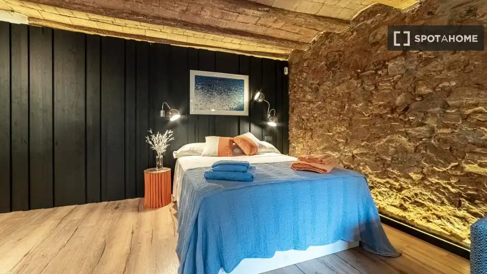 Bedroom of Flat for rent in Barcelona  with Air Conditioner, Heating and Furnished