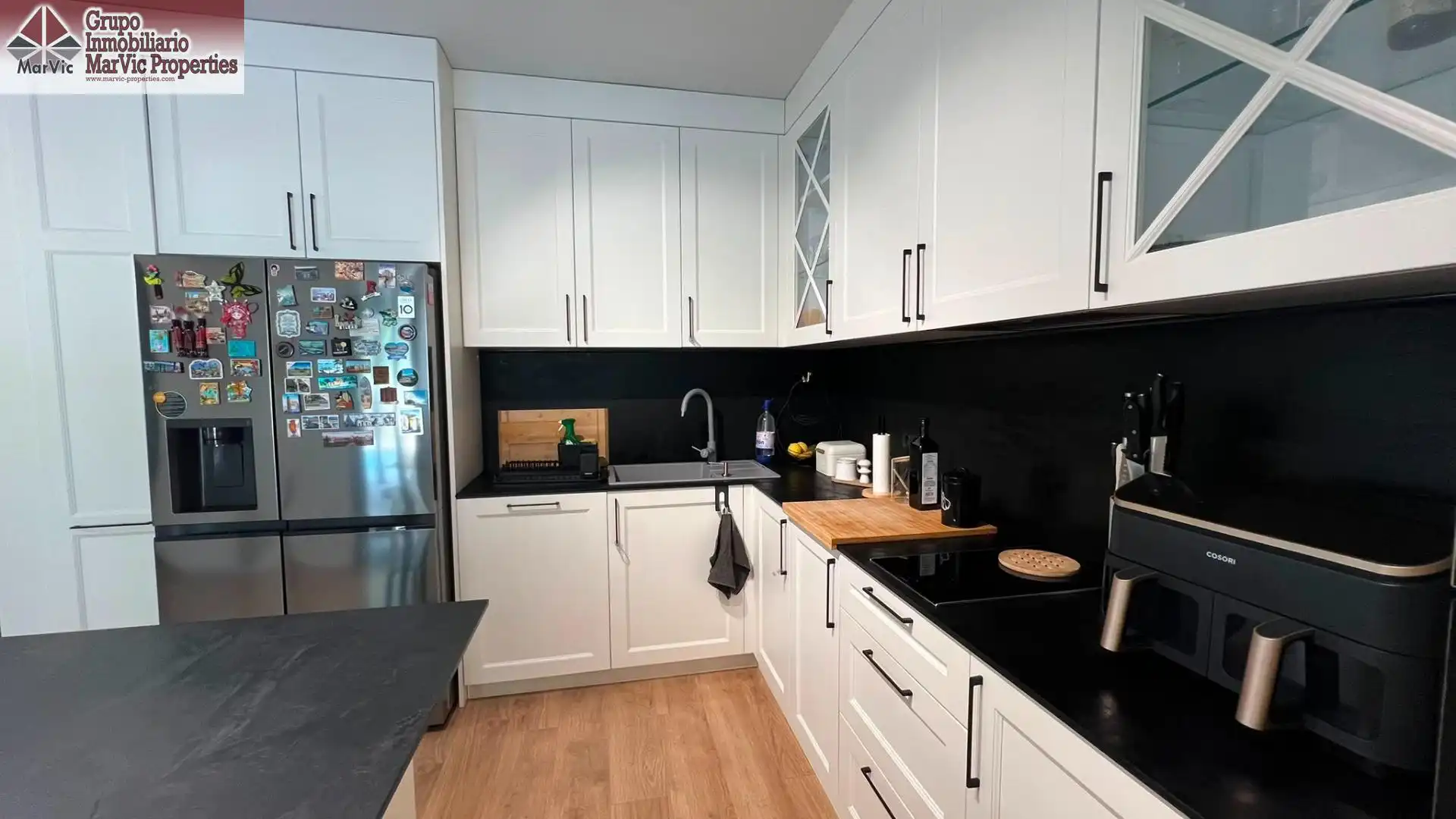 Cocina de Casa o chalet en venta en Benidorm con Aire acondicionado, Terraza y Piscina