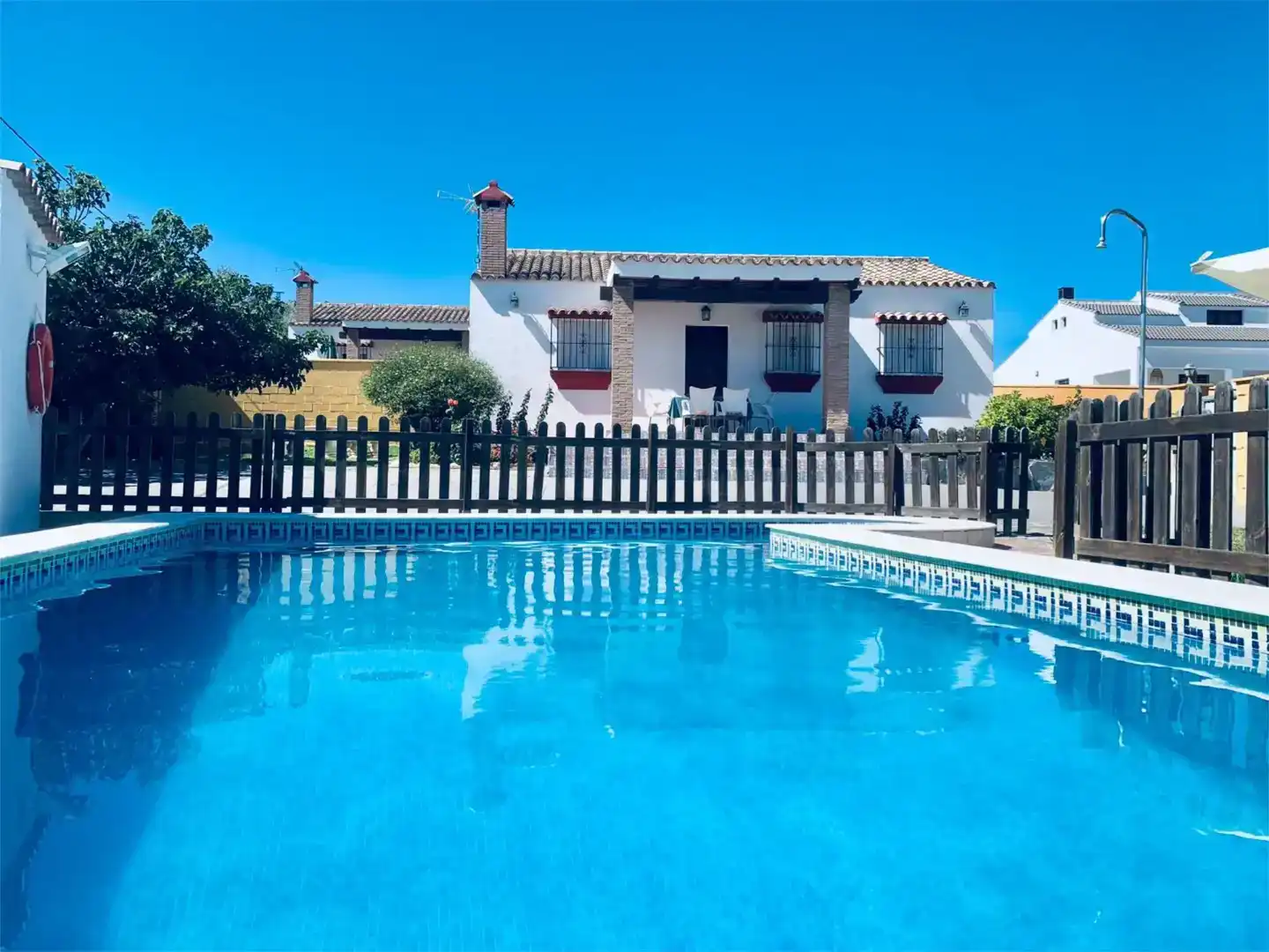 Piscina de Casa o xalet de lloguer en Conil de la Frontera amb Piscina