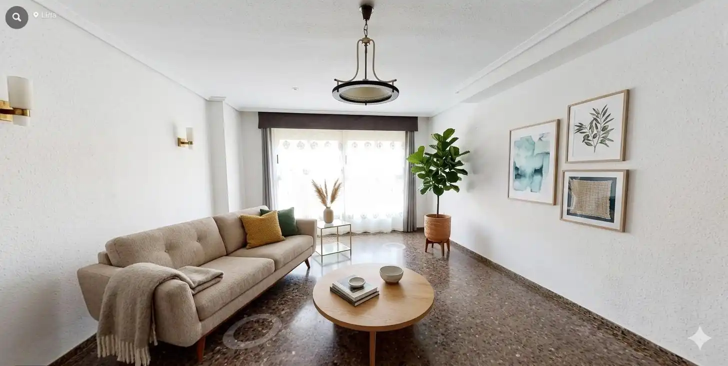 Sala d'estar de Pis en venda en Llíria amb Aire condicionat