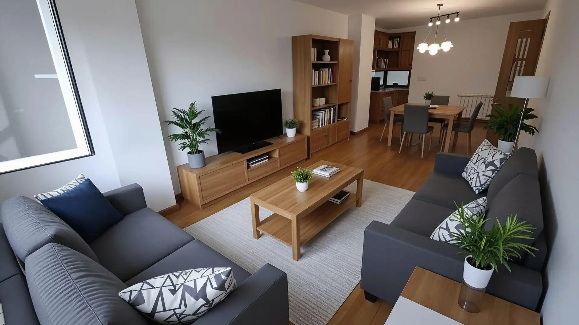 Sala d'estar de Pis en venda en León Capital  amb Calefacció, Terrassa i Traster