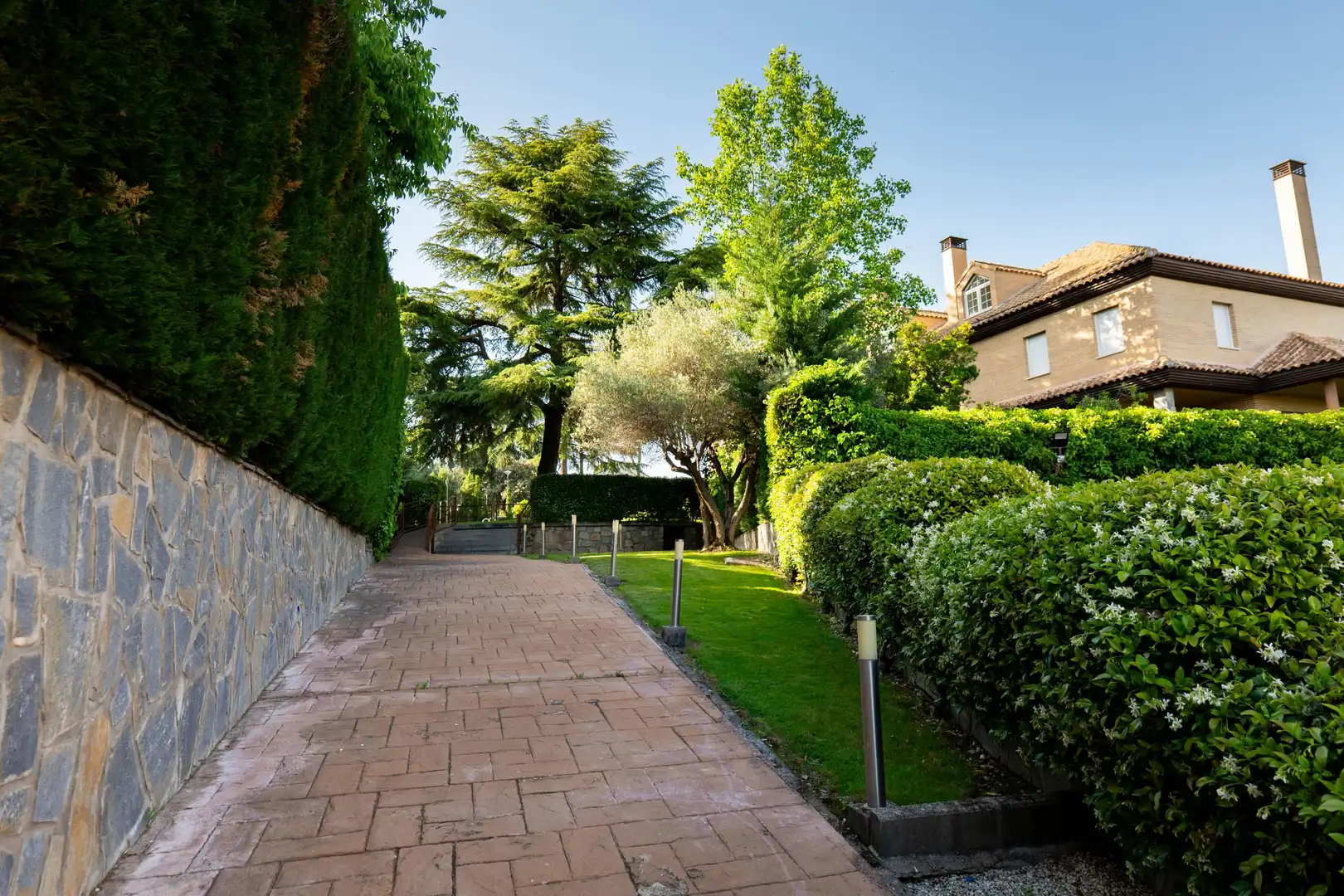 Jardí de Casa o xalet en venda en Las Rozas de Madrid amb Calefacció, Jardí privat i Terrassa