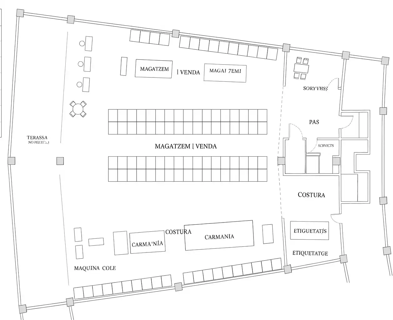 Nave industrial en venta en Badalona con Alarma