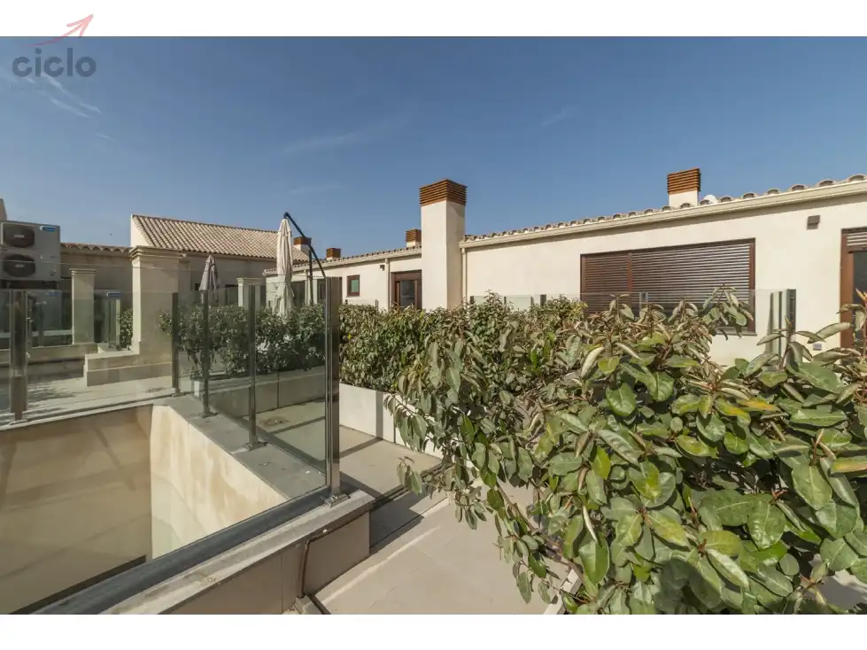 Terraza de Piso de alquiler en Sevilla con Terraza, Piscina y Amueblado