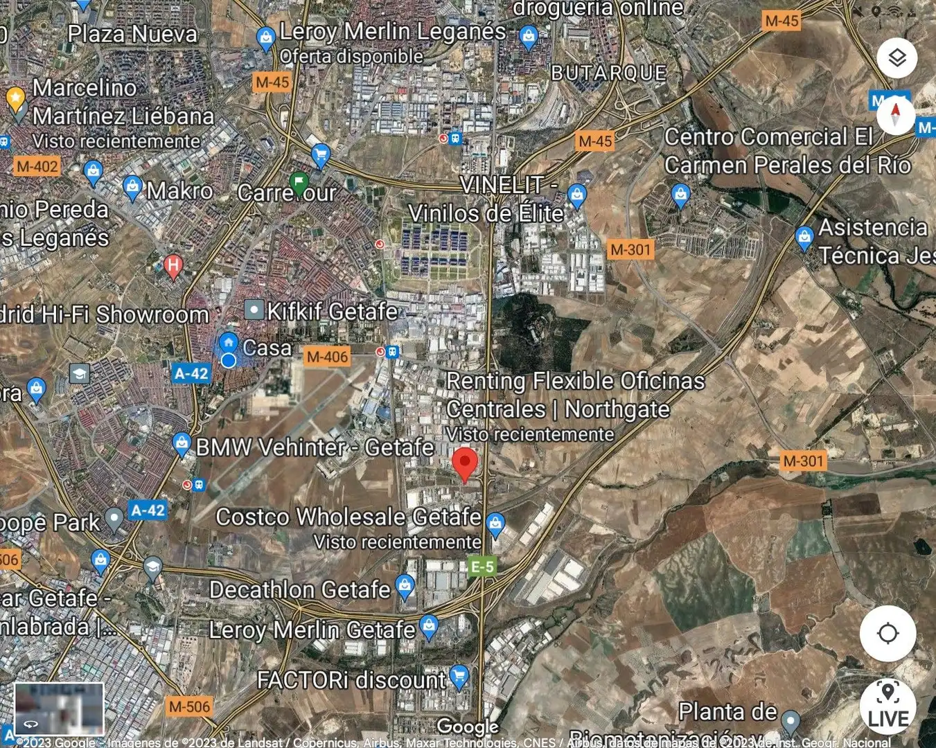 Terreno industrial en venta en Getafe
