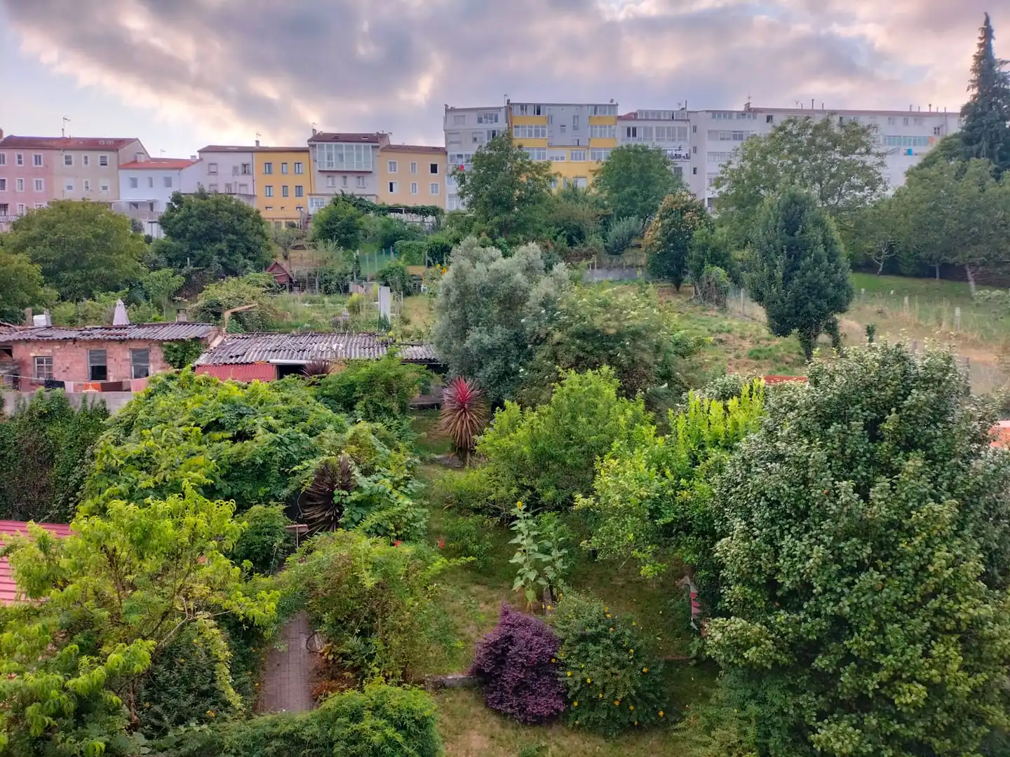 Jardín de Ático en venta en Santiago de Compostela  con Terraza y Balcón