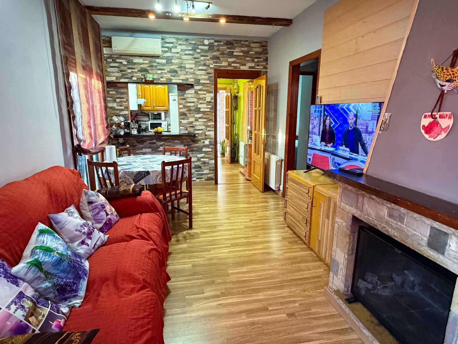 Wohnzimmer von Haus oder Chalet zum Verkauf in Calafell mit Klimaanlage, Heizung und Privatgarten