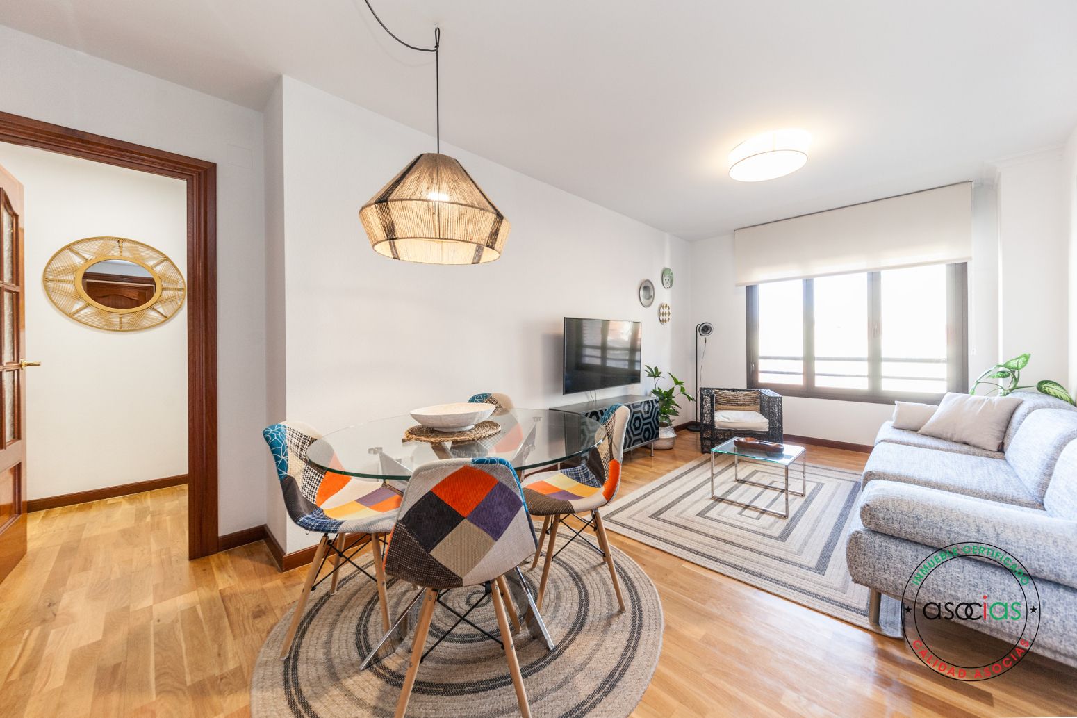 Sala d'estar de Pis en venda en Gijón  amb Calefacció, Parquet i Traster
