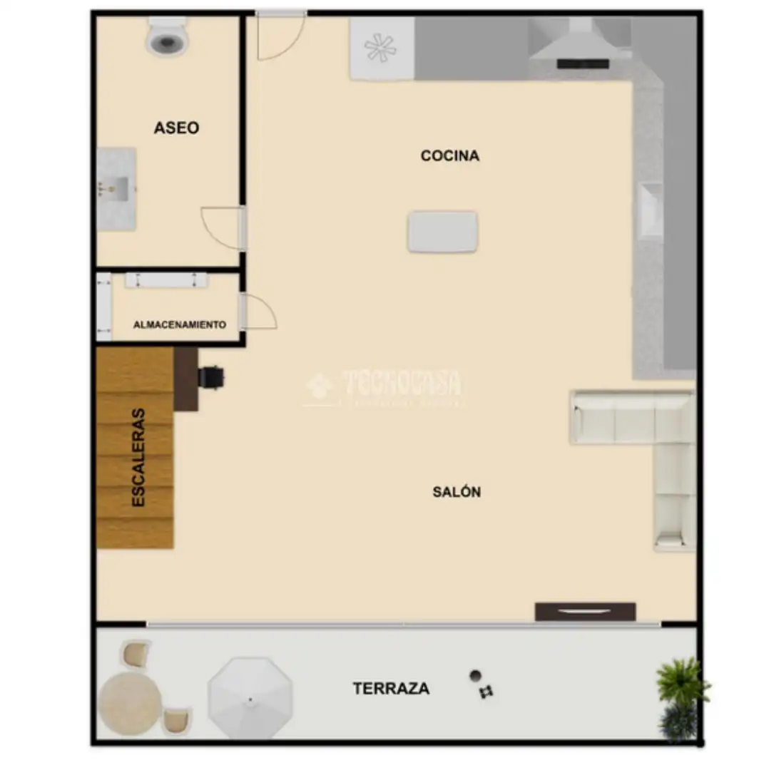 Flat for sale in Madrid  with Air Conditioner, Heating and Alarm