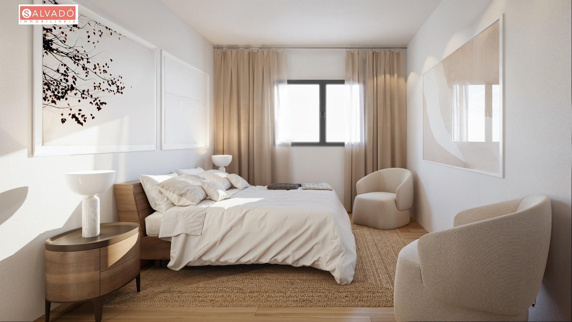 Bedroom of Flat for sale in Calafell  with Air Conditioner, Heating and Terrace