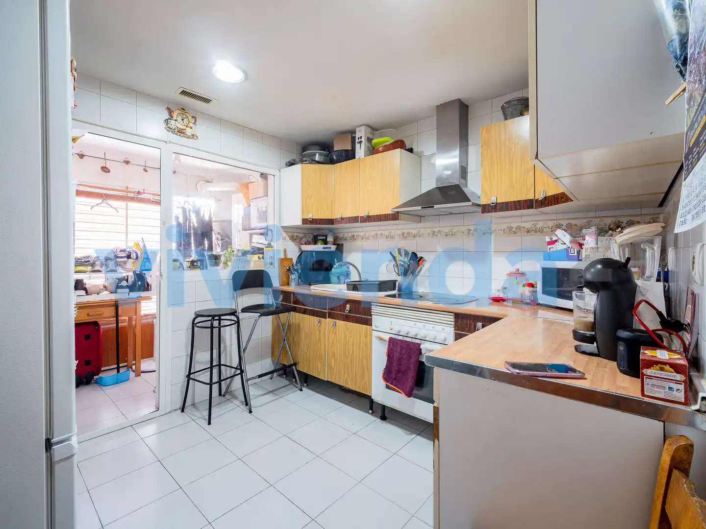 Kitchen of Flat for sale in Madrid  with Heating