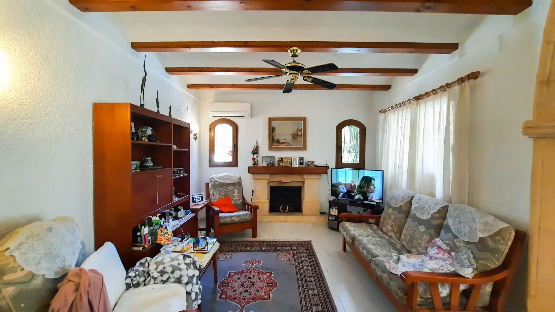Living room of Houses for sale in Jávea / Xàbia  with Air Conditioner