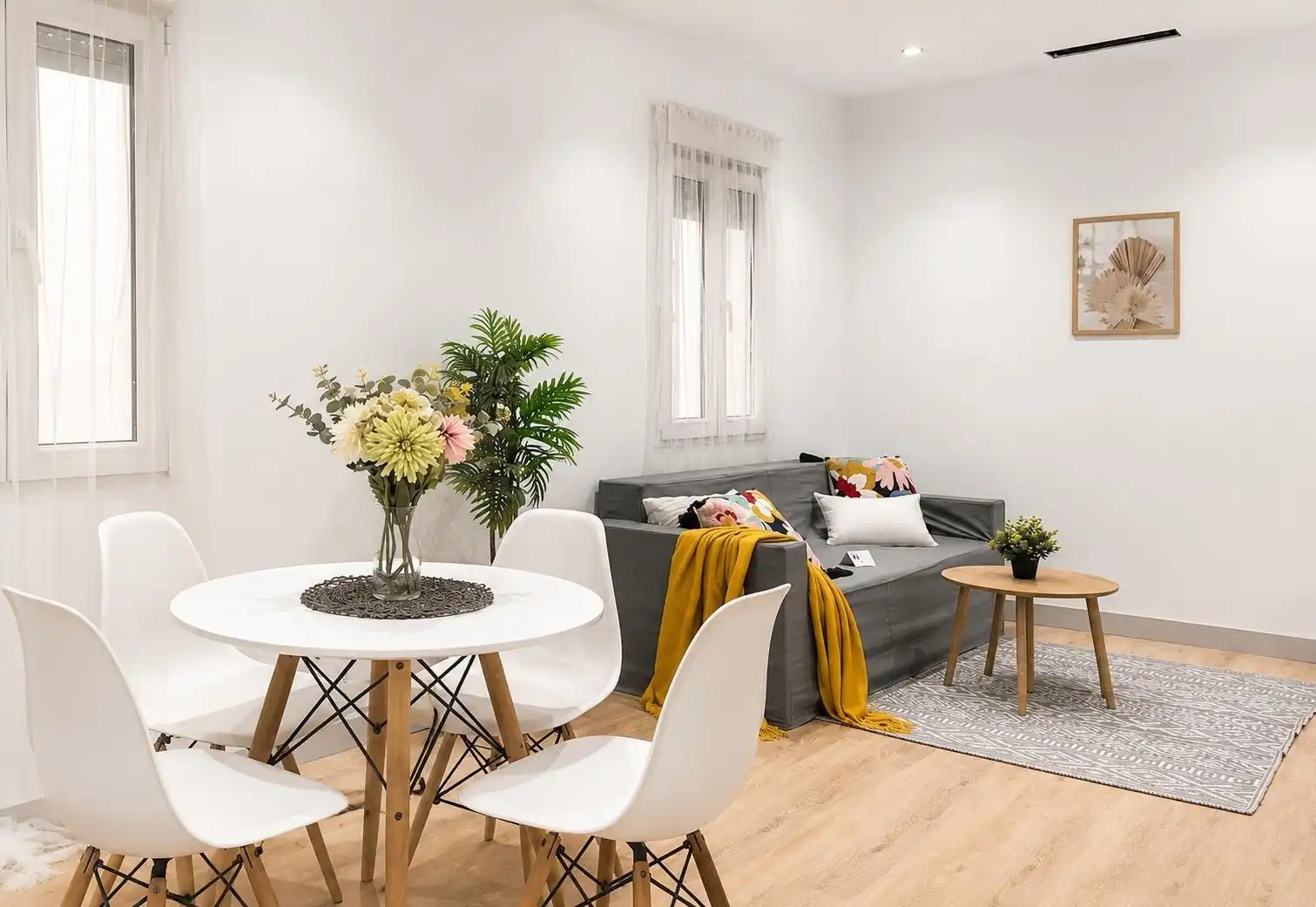 Wohnzimmer von Wohnung zum Verkauf in Madrid mit Klimaanlage und Heizung