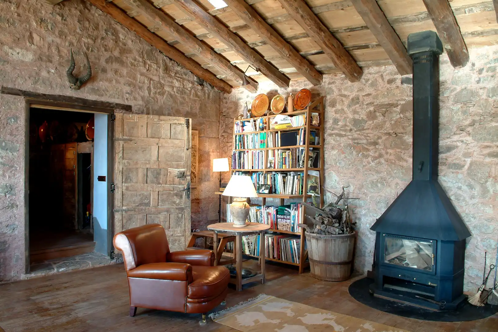 Sala de estar de Finca rústica en venta en Camprodon con Calefacción, Jardín privado y Terraza