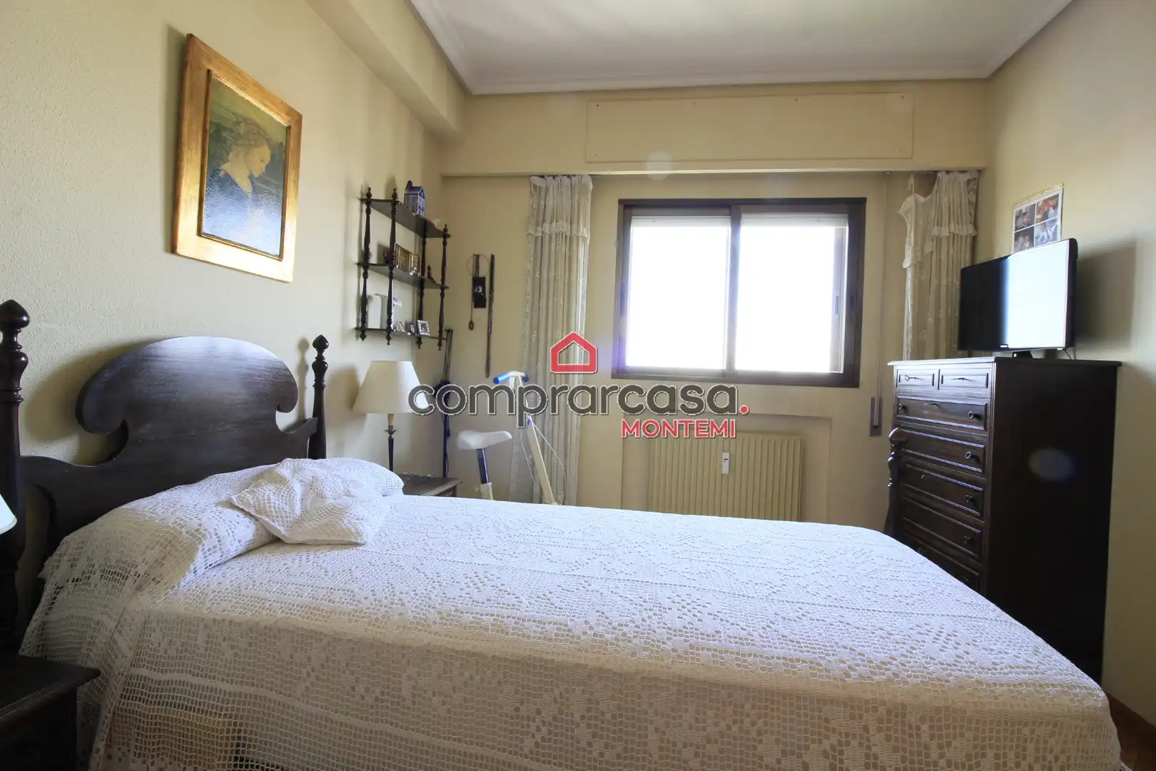 Schlafzimmer von Wohnung zum Verkauf in Madrid mit Heizung, Parkett und Terrasse