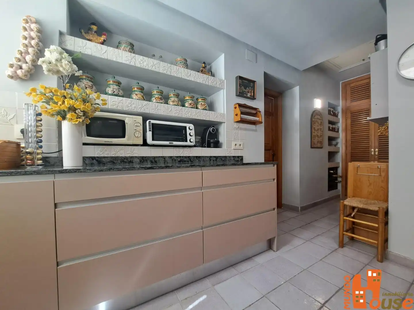 Küche von Wohnung zum Verkauf in Real Sitio de San Ildefonso mit Heizung und Balkon