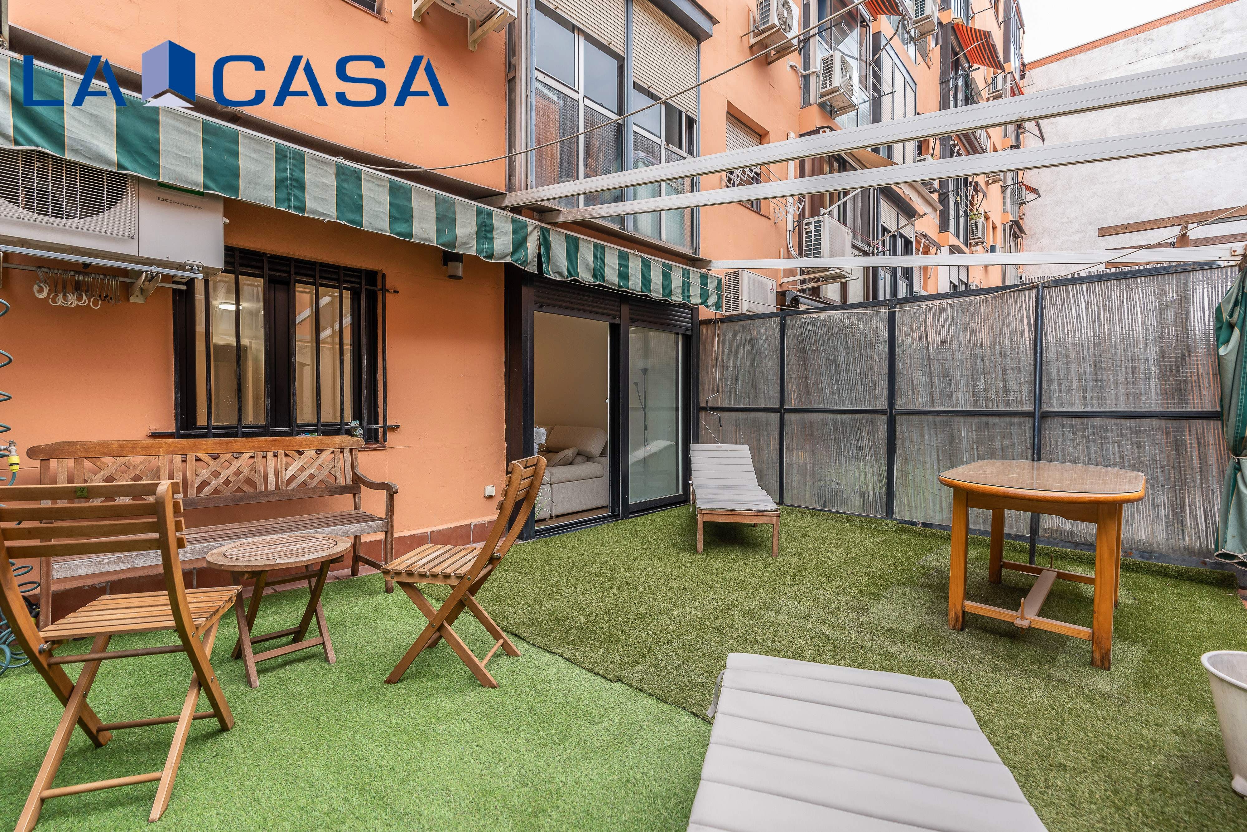 Terrace of Flat for sale in  Madrid Capital  with Heating and Terrace