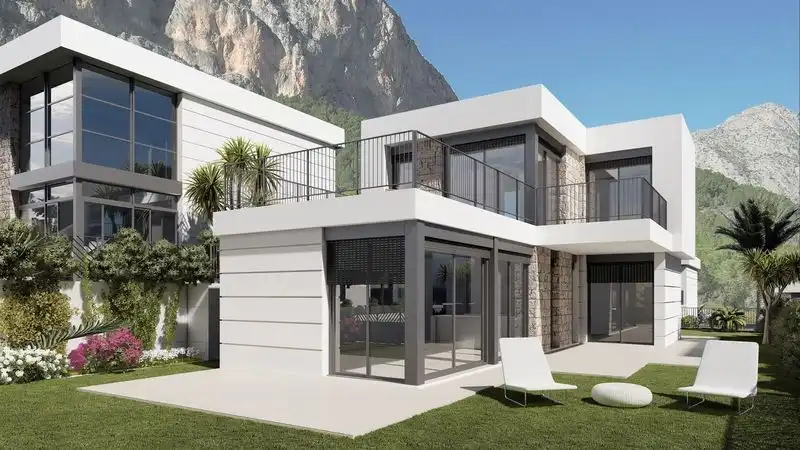 Vista exterior de Dúplex en venta en Polop con Aire acondicionado