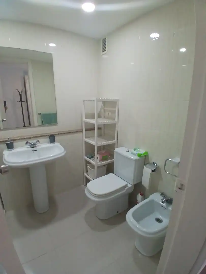 Baño de Estudio de alquiler en Puerto de la Cruz con Terraza, Amueblado y Lavadora
