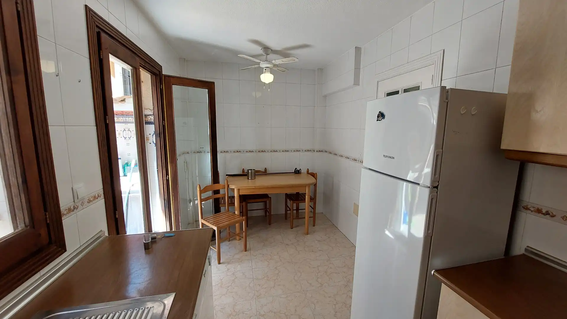 Cocina de Casa adosada en venta en Los Alcázares con Terraza, Amueblado y Horno