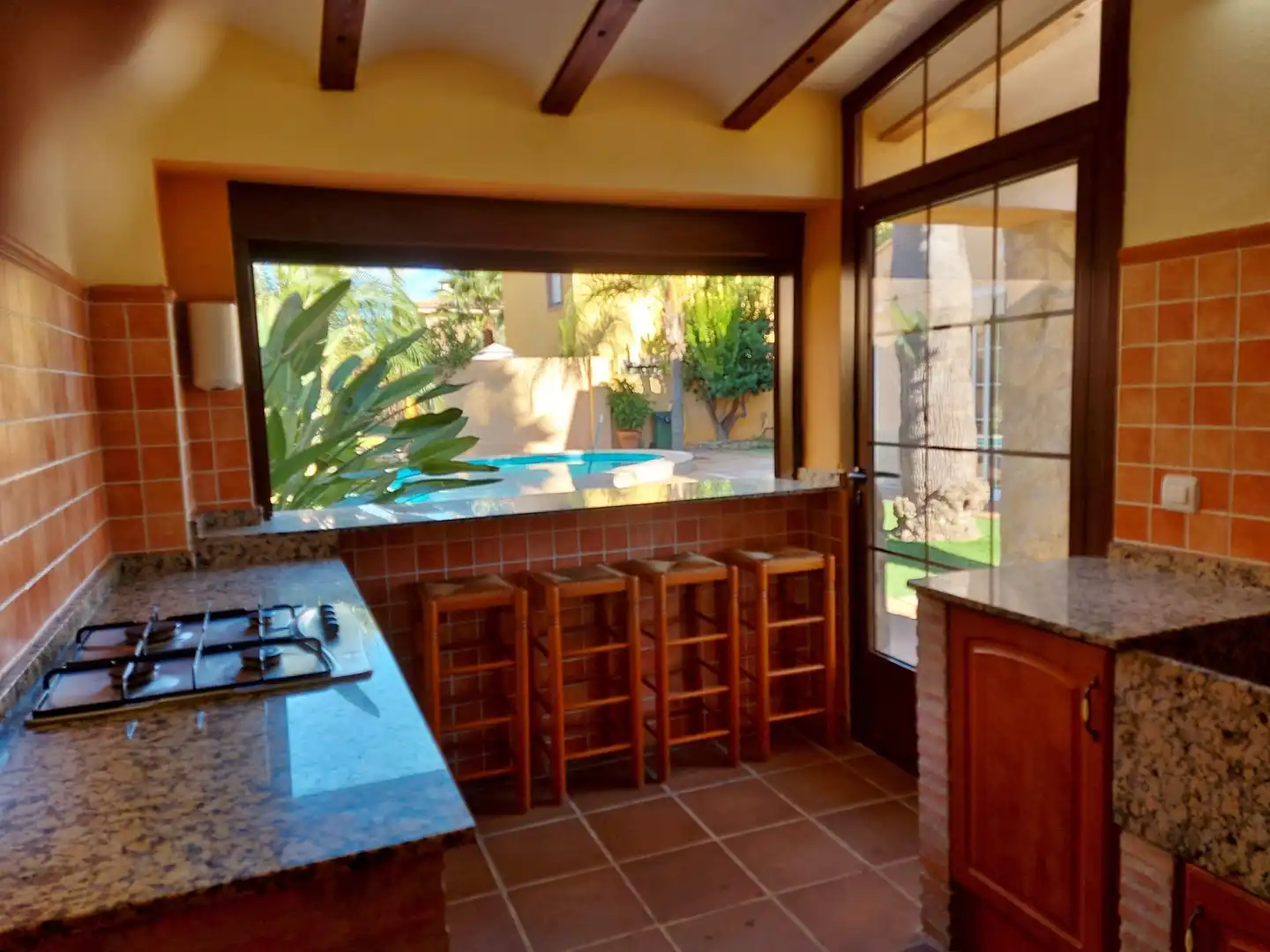 Kitchen of Houses for sale in La Pobla de Vallbona  with Air Conditioner, Heating and Private garden