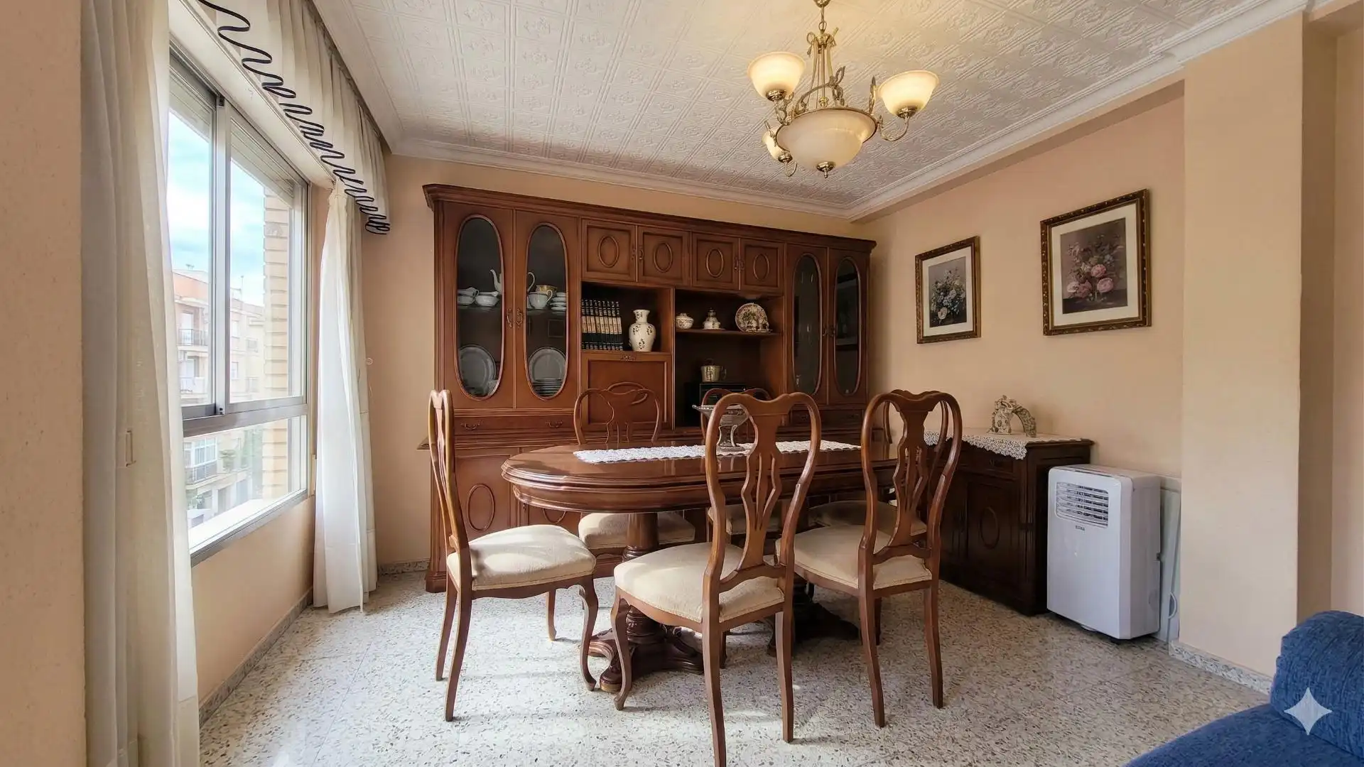 Dining room of Flat for sale in Almería  with Terrace and Furnished