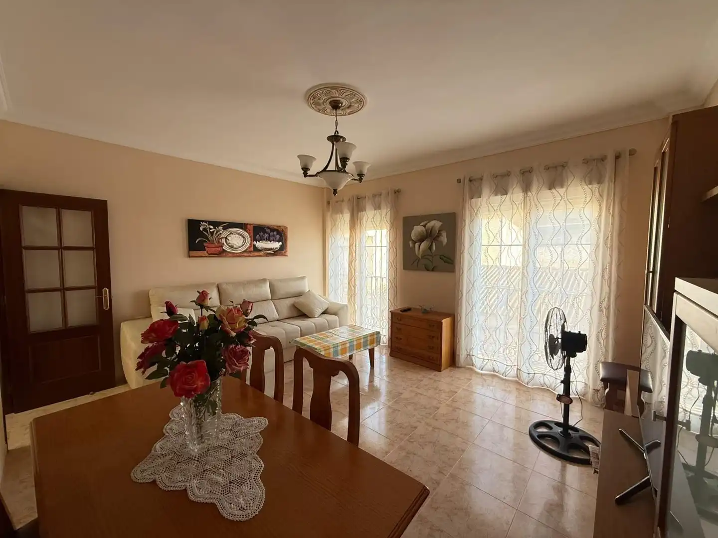 Sala de estar de Piso en venta en Alameda, Málaga