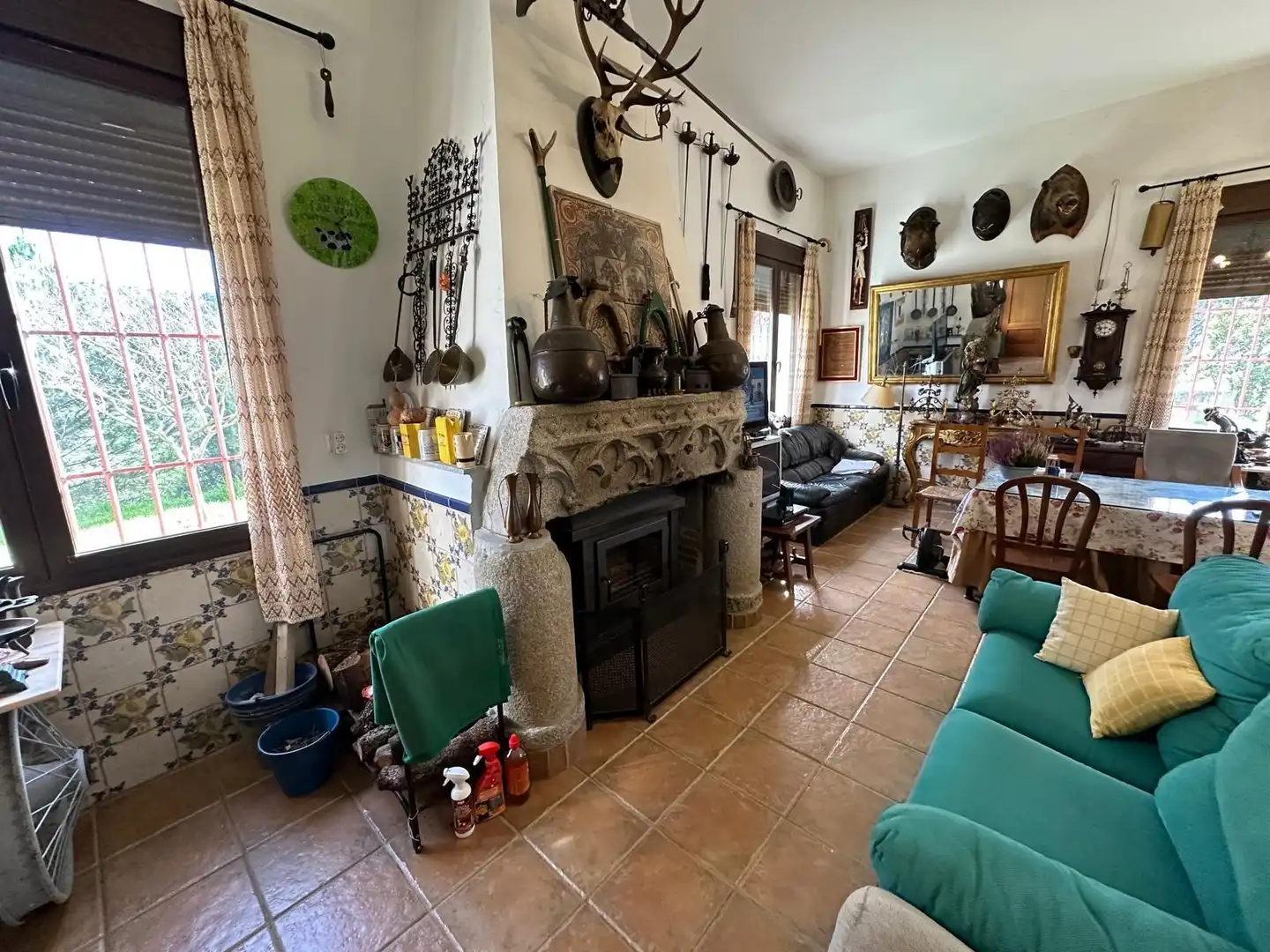 Sala de estar de Casa o chalet en venta en Villaviciosa de Córdoba con Calefacción, Jardín privado y Terraza