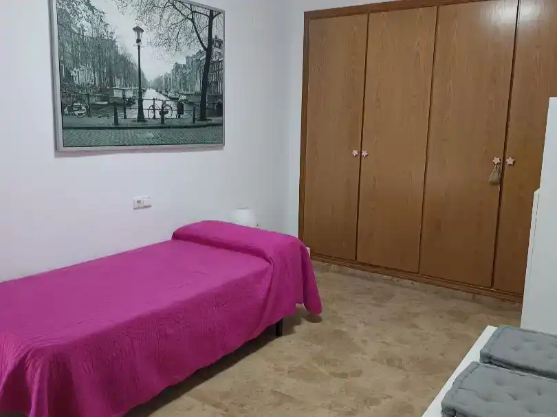 Schlafzimmer von Wohnung zur Miete in Alboraya mit Klimaanlage