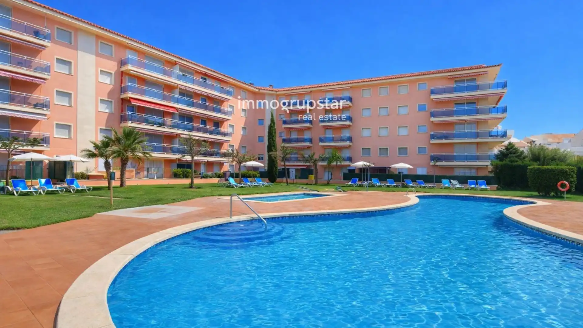 Piscina de Apartamento en venta en Calonge i Sant Antoni con Calefacción, Terraza y Piscina