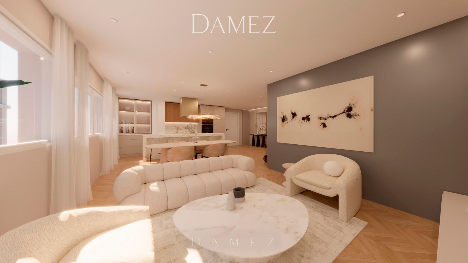 Living room of Flat for sale in  Madrid Capital  with Air Conditioner, Heating and Terrace