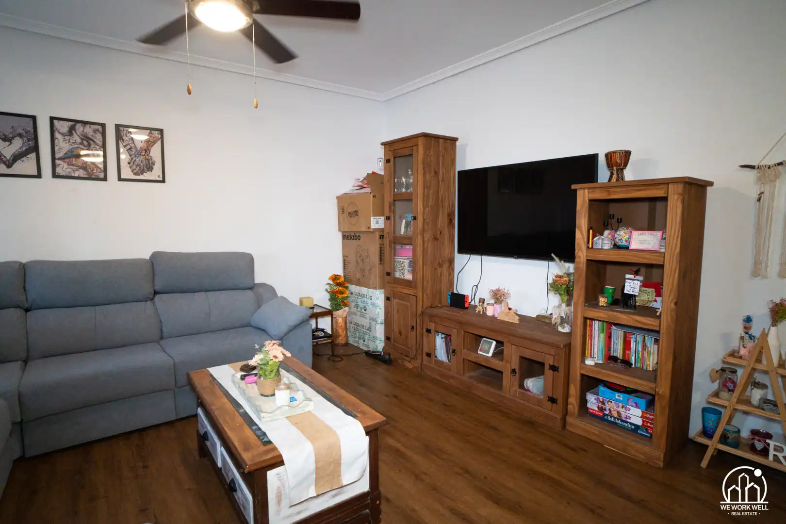 Sala de estar de Casa adosada en venta en Puerto del Rosario con Terraza, Trastero y Amueblado