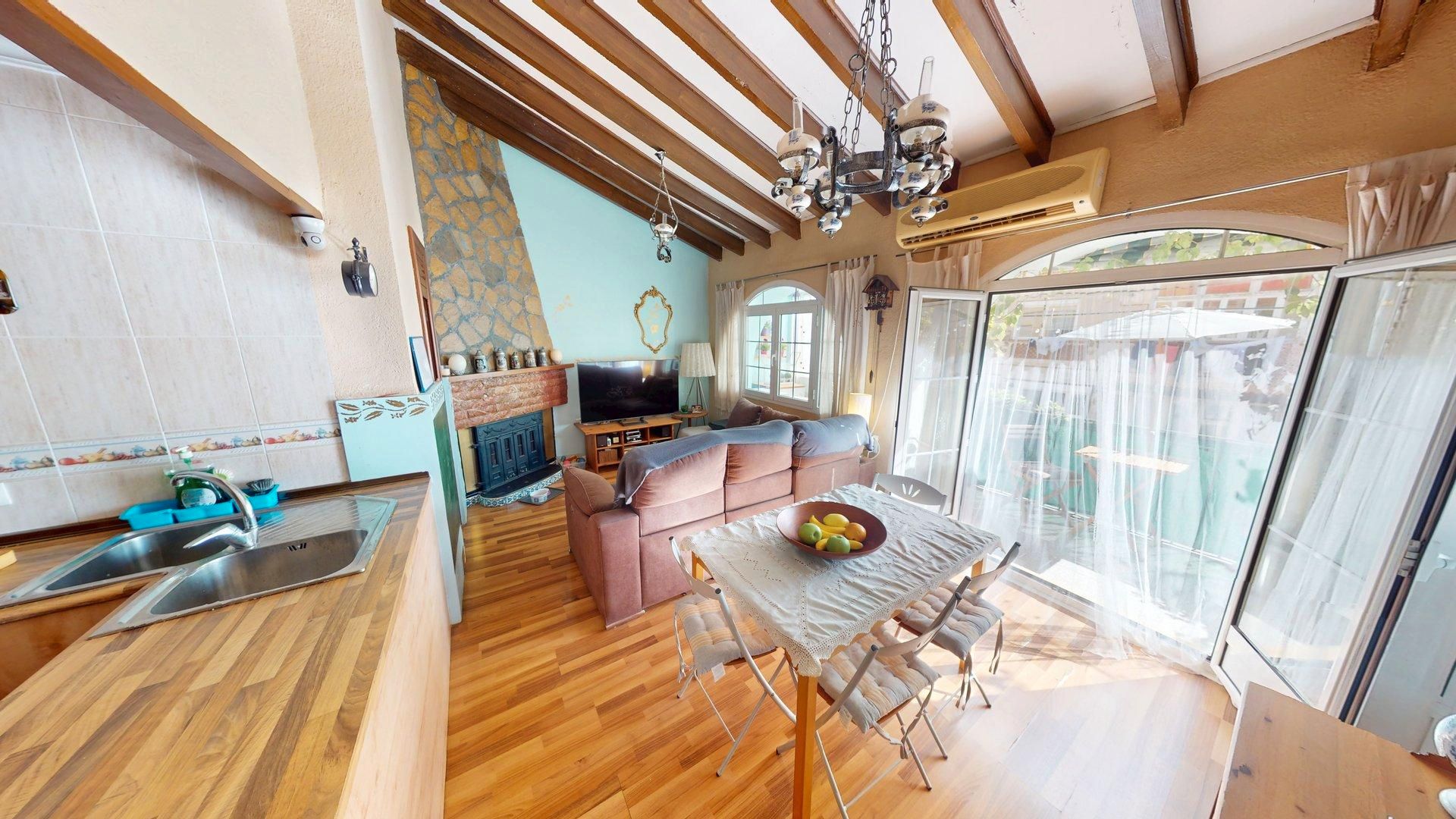 Sala d'estar de Àtic en venda en Alcoy / Alcoi amb Aire condicionat, Calefacció i Parquet