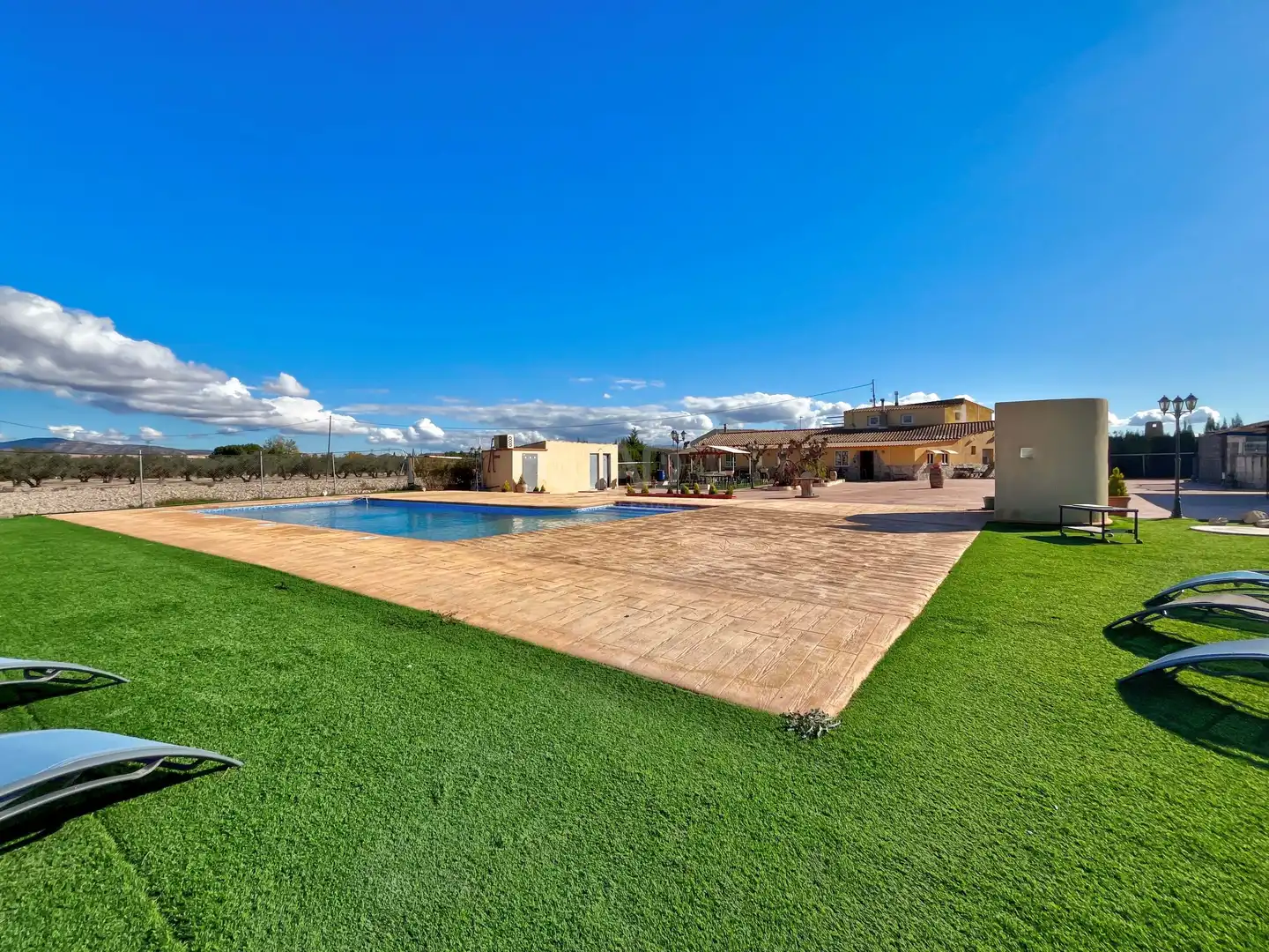 Swimming pool of Houses for sale in Villena  with Air Conditioner, Terrace and Swimming Pool
