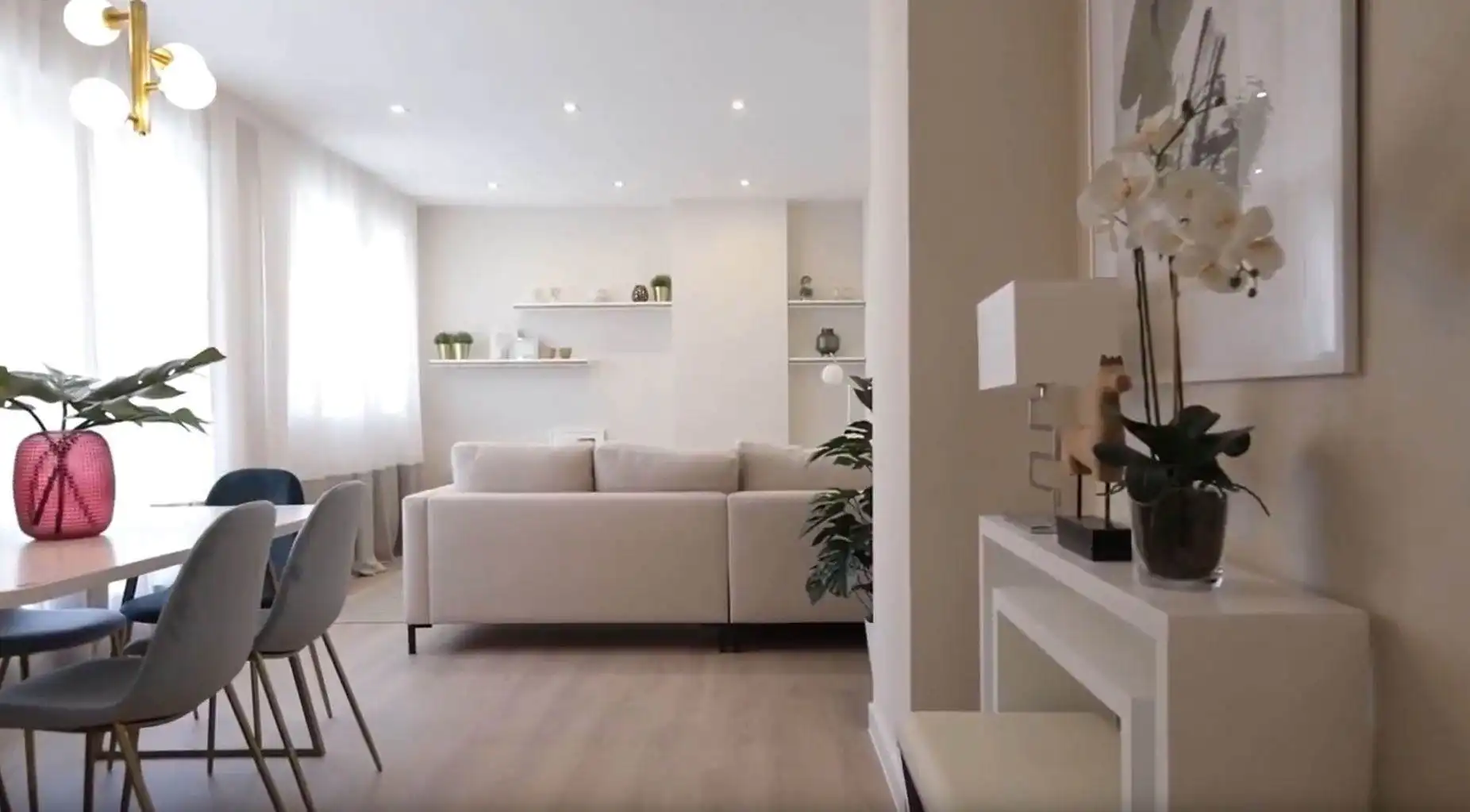 Wohnzimmer von Wohnung zur Miete in La Seu d'Urgell mit Klimaanlage, Möbliert und Haustiere erlaubt