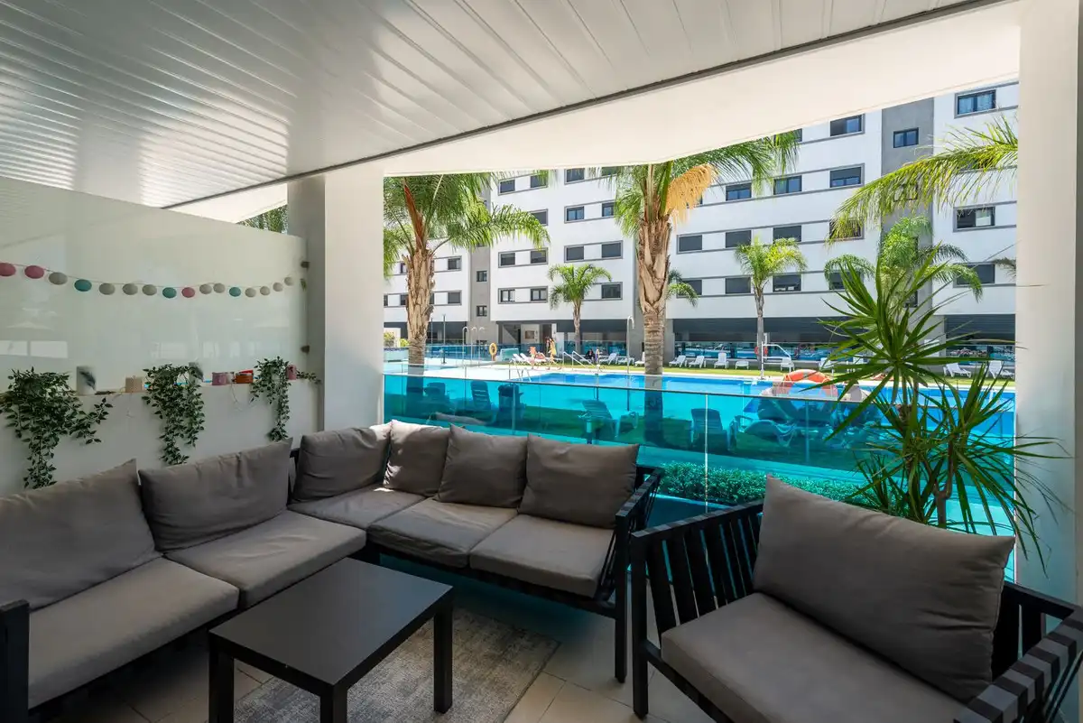 Terrassa de Apartament en venda en Mijas amb Aire condicionat, Terrassa i Moblat